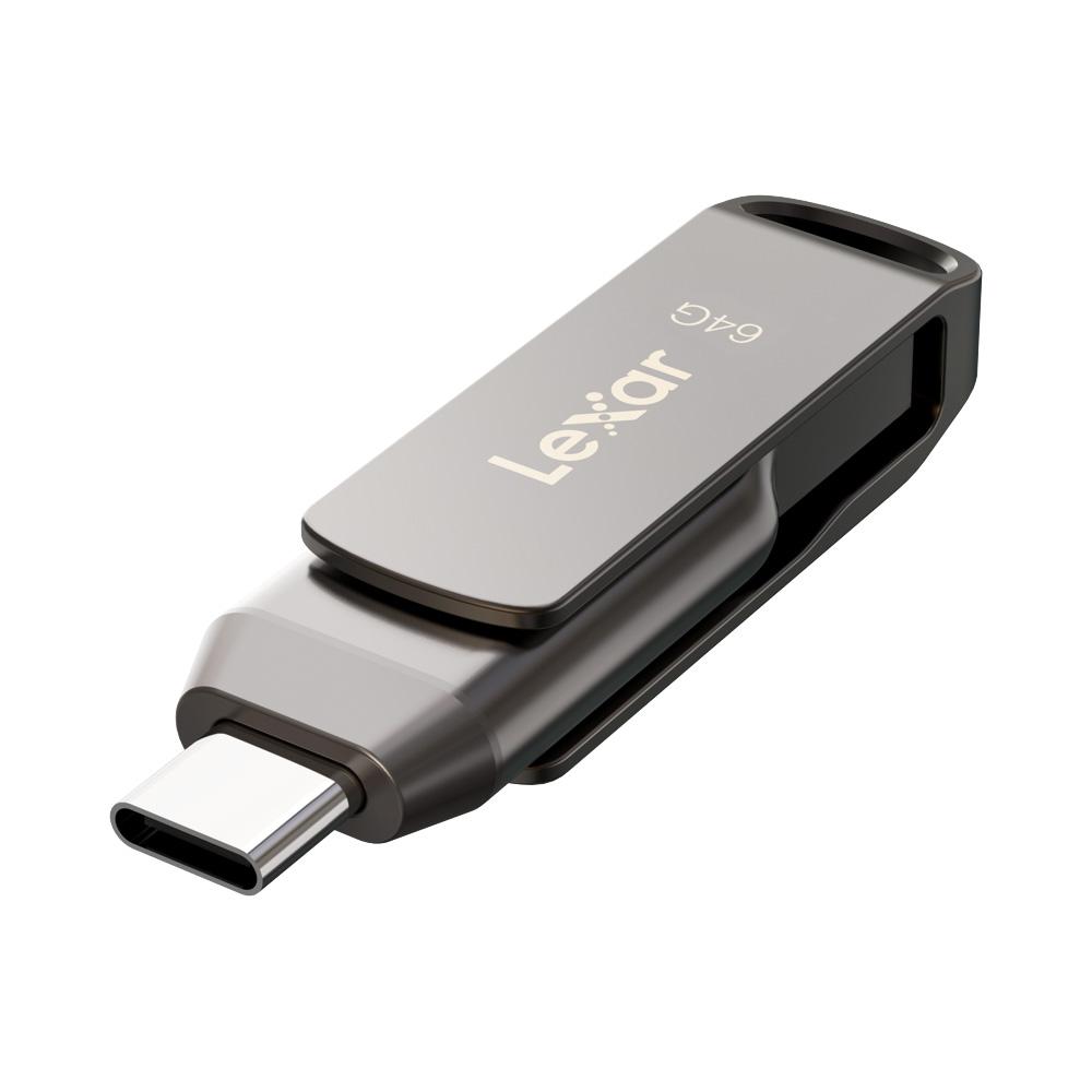 Lexar JumpDrive Dual Drive D400 64GB USB-muisti, USB-C / USB-A - Image 5